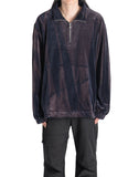 JiyongKim - SUN-BLEACHED HALF-ZIP SWEATSHIRT - 082plus