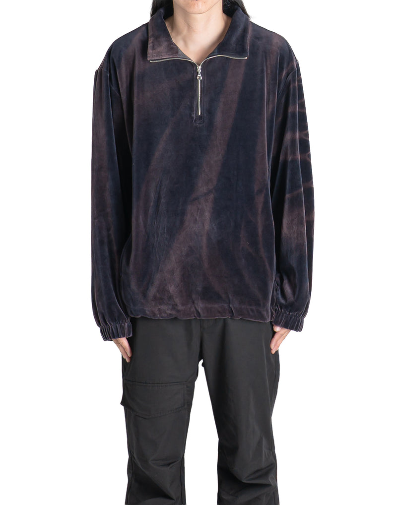 JiyongKim - SUN-BLEACHED HALF-ZIP SWEATSHIRT - 082plus