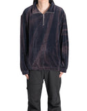 JiyongKim - SUN-BLEACHED HALF-ZIP SWEATSHIRT - 082plus