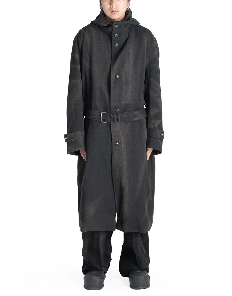 JiyongKim - SUN-BLEACHED HOODED COAT - 082plus