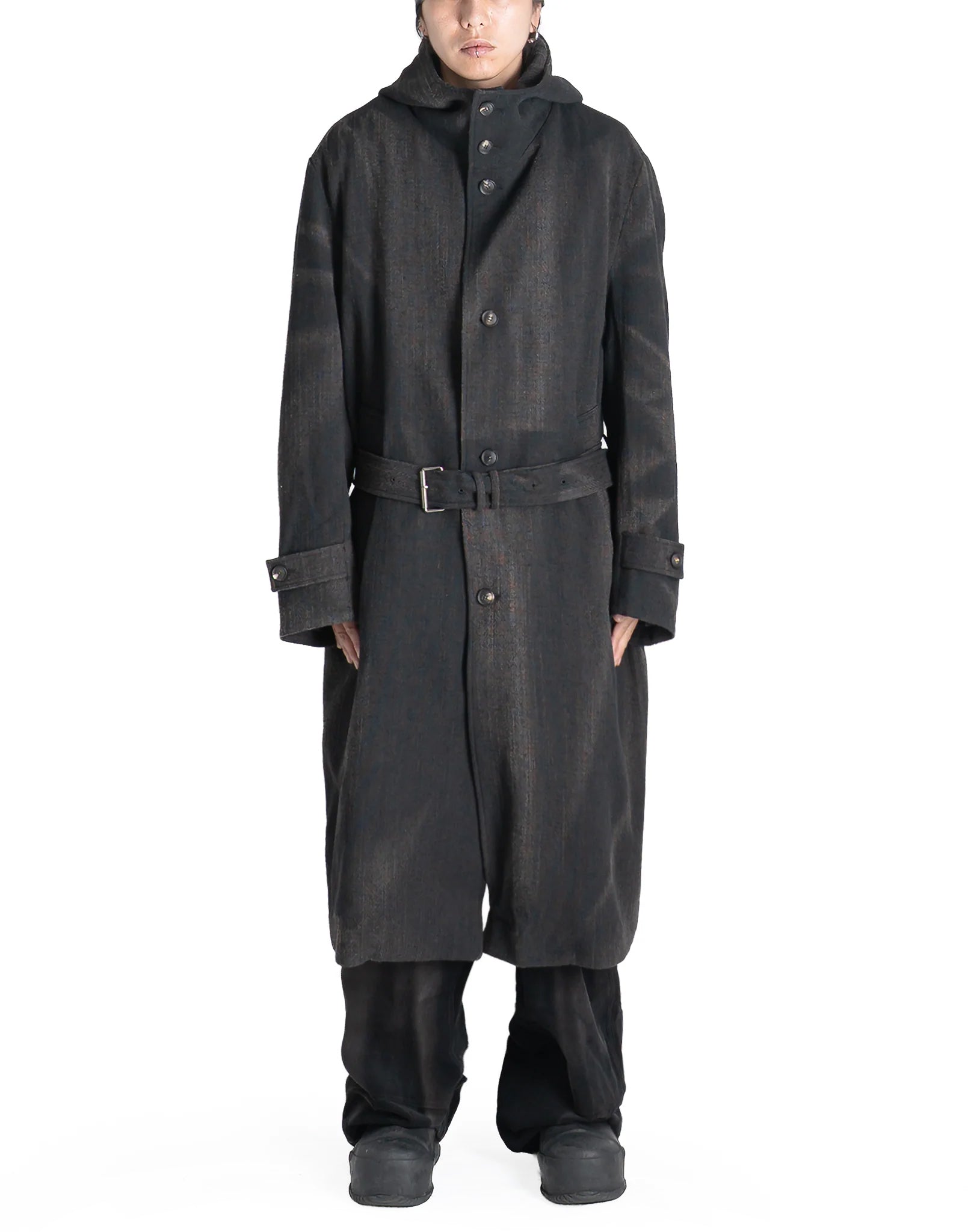 JiyongKim - SUN-BLEACHED HOODED COAT - 082plus