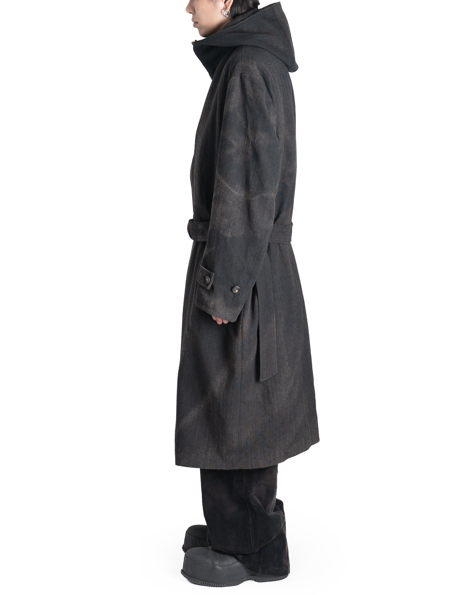 JiyongKim - SUN-BLEACHED HOODED COAT - 082plus
