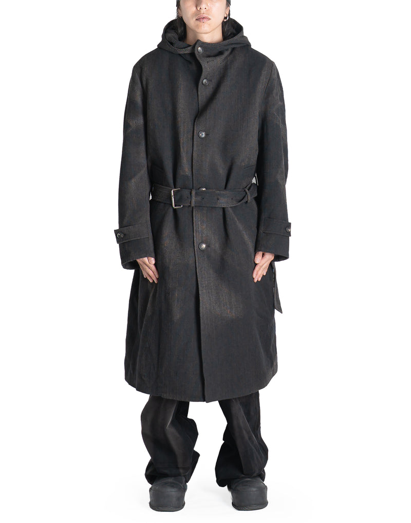 JiyongKim - SUN-BLEACHED HOODED COAT - 082plus