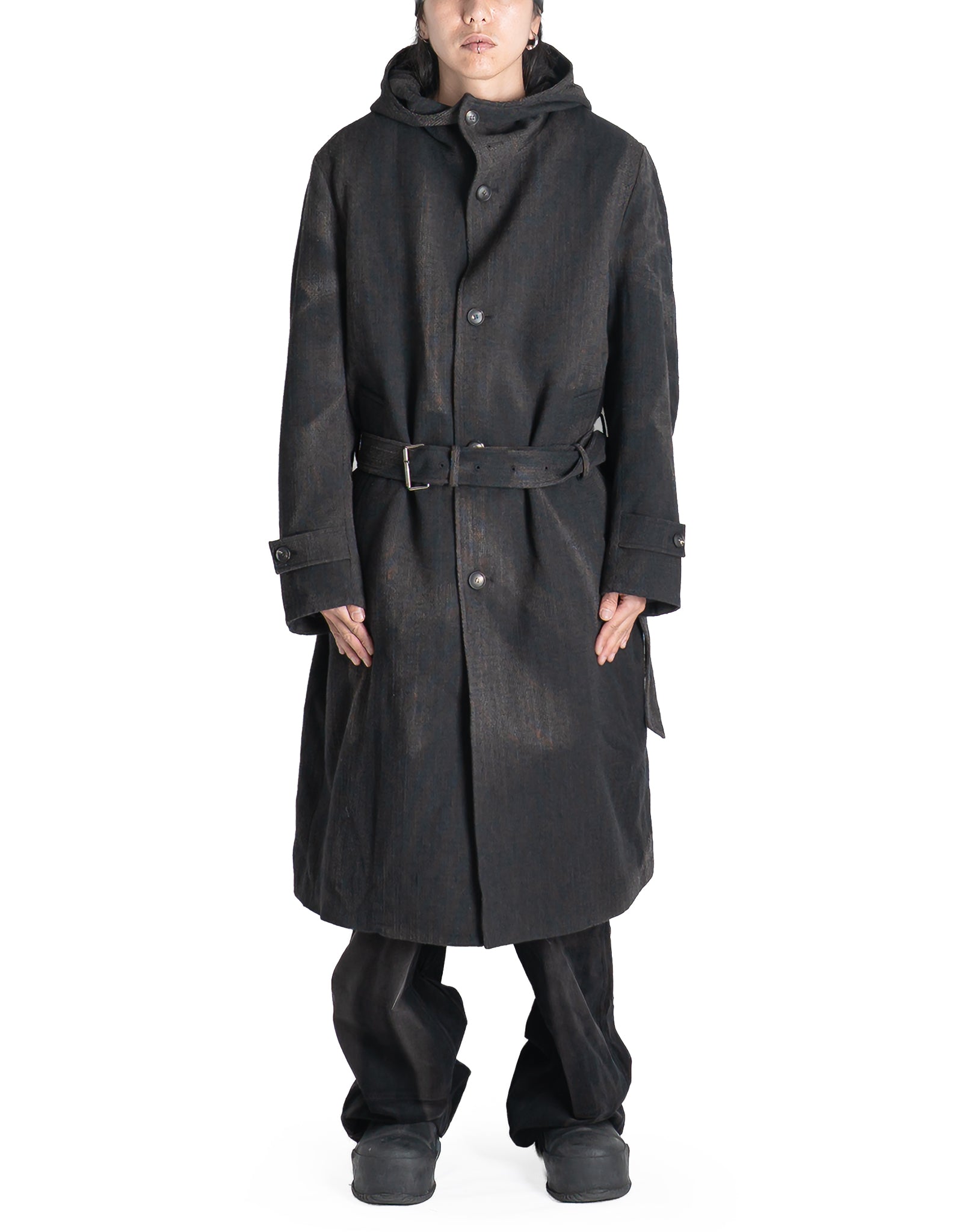 JiyongKim - SUN-BLEACHED HOODED COAT - 082plus