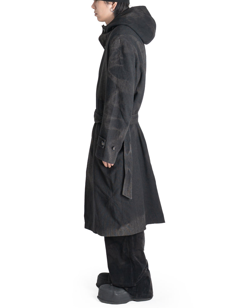 JiyongKim - SUN-BLEACHED HOODED COAT - 082plus