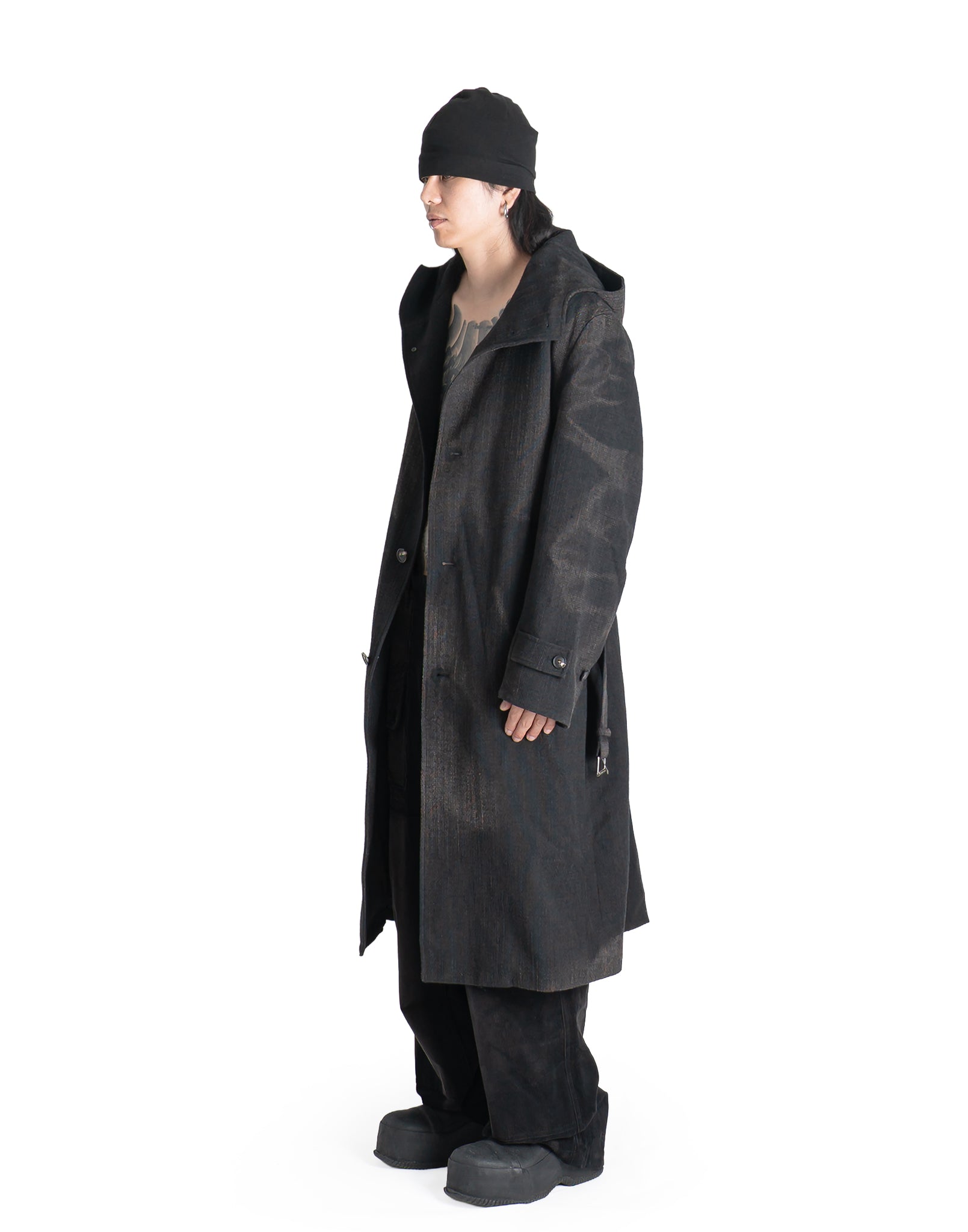 JiyongKim - SUN-BLEACHED HOODED COAT - 082plus