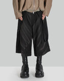 SUN-BLEACHED LAYERED HALF TROUSERS