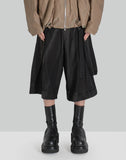 SUN-BLEACHED LAYERED HALF TROUSERS