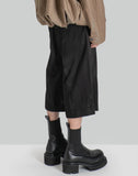 SUN-BLEACHED LAYERED HALF TROUSERS