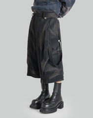 JiyongKim 25ssハーフパンツLサイズ SUN-BLEACHED-LAYERED-STRAP-