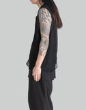 SUN-BLEACHED MESH LAYERED SLEEVELESS