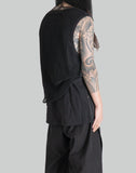 SUN-BLEACHED MESH LAYERED SLEEVELESS