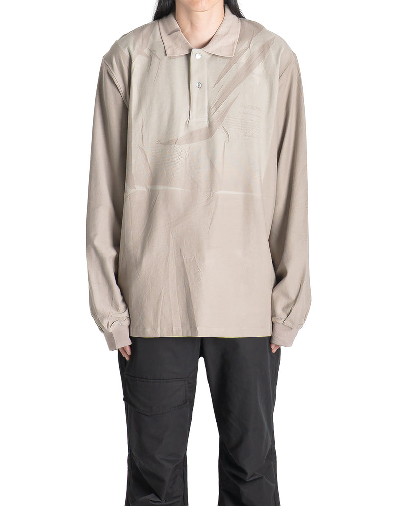 JiyongKim - SUN-BLEACHED PACK POLO T-SHIRT (LONG) - 082plus