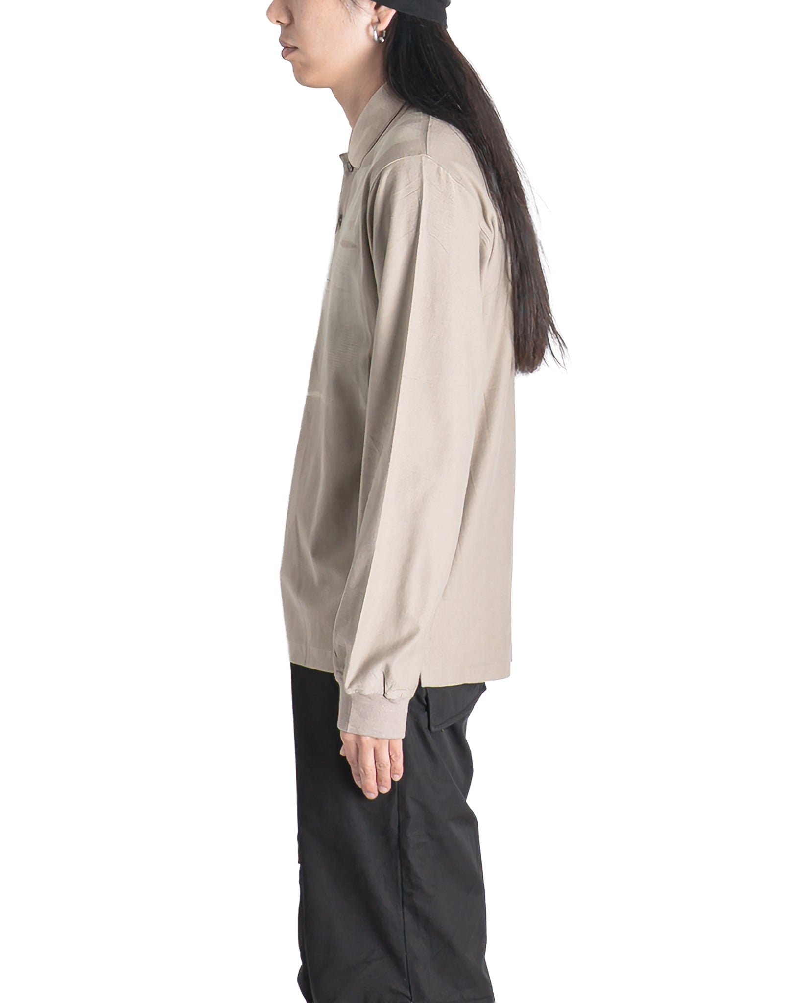 JiyongKim - SUN-BLEACHED PACK POLO T-SHIRT (LONG) - 082plus