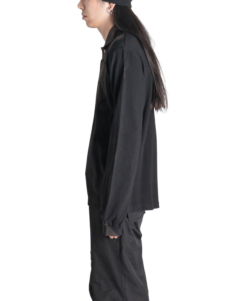 JiyongKim - SUN-BLEACHED PACK POLO T-SHIRT (LONG) - 082plus