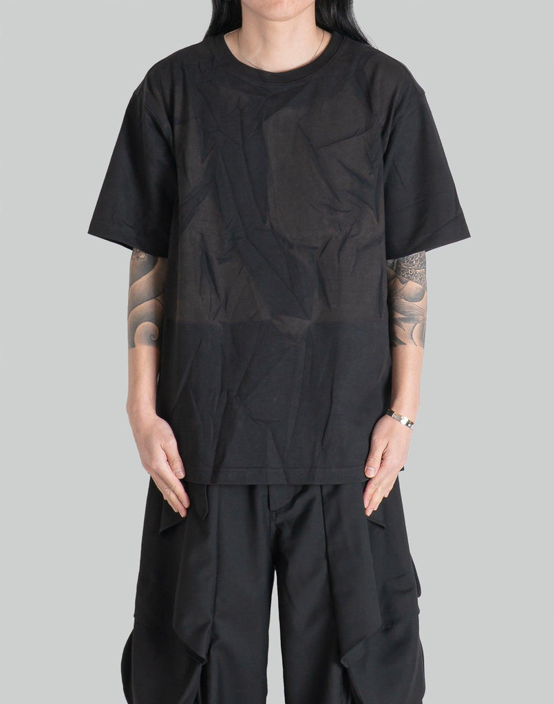 JiyongKim サークルサンブリーチTシャツ SUN-BLEACHED-PACK-T-SHIRT-