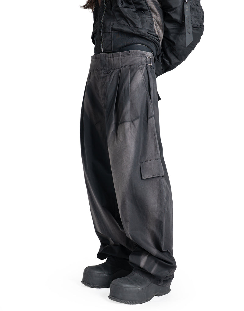 JiyongKim - SUN-BLEACHED PLEATED TROUSERS - 082plus