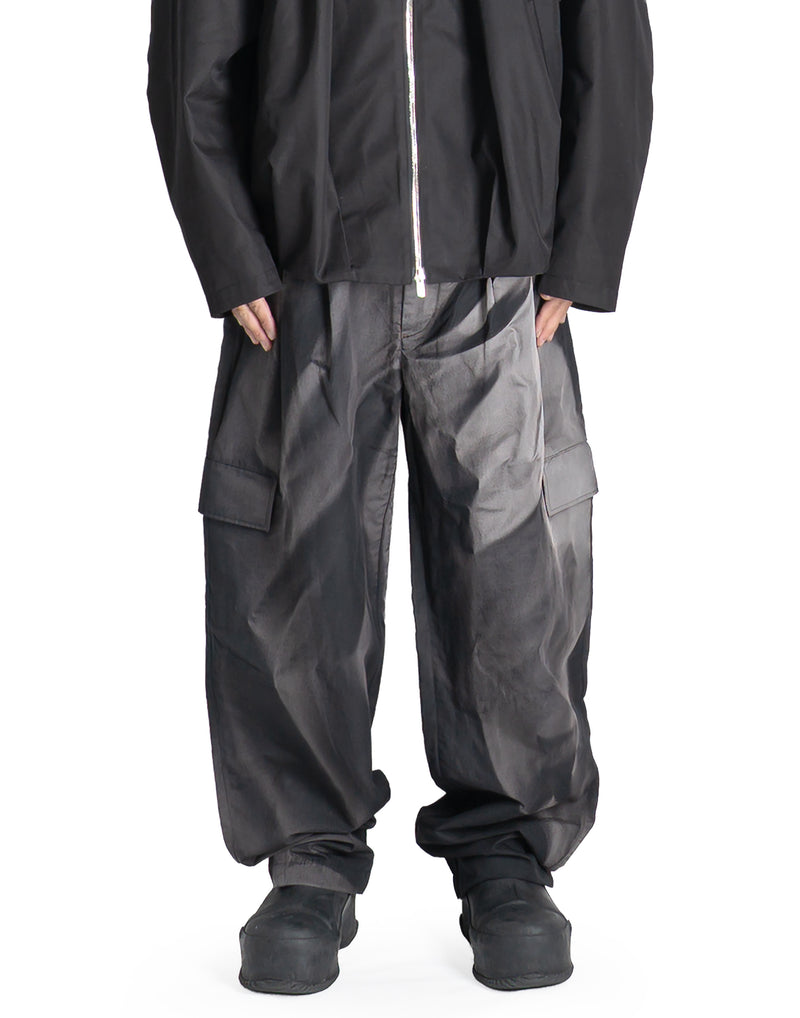 JiyongKim - SUN-BLEACHED PLEATED TROUSERS - 082plus