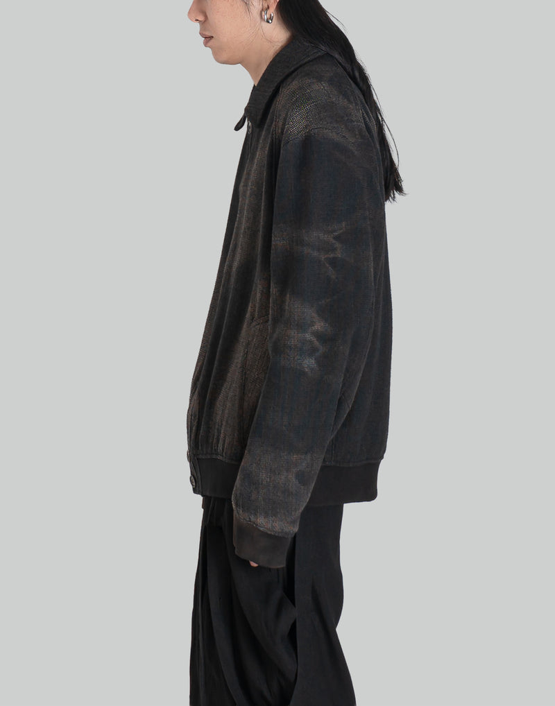 JiyongKim - SUN-BLEACHED RIBBED BLOUSON - 082plus