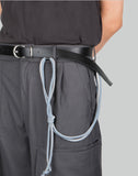 JiyongKim - SUN-BLEACHED STRING DETAILED LEATHER BELT - 082plus
