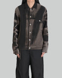 SUN-BLEACHED TWEED TRUCKER JACKET