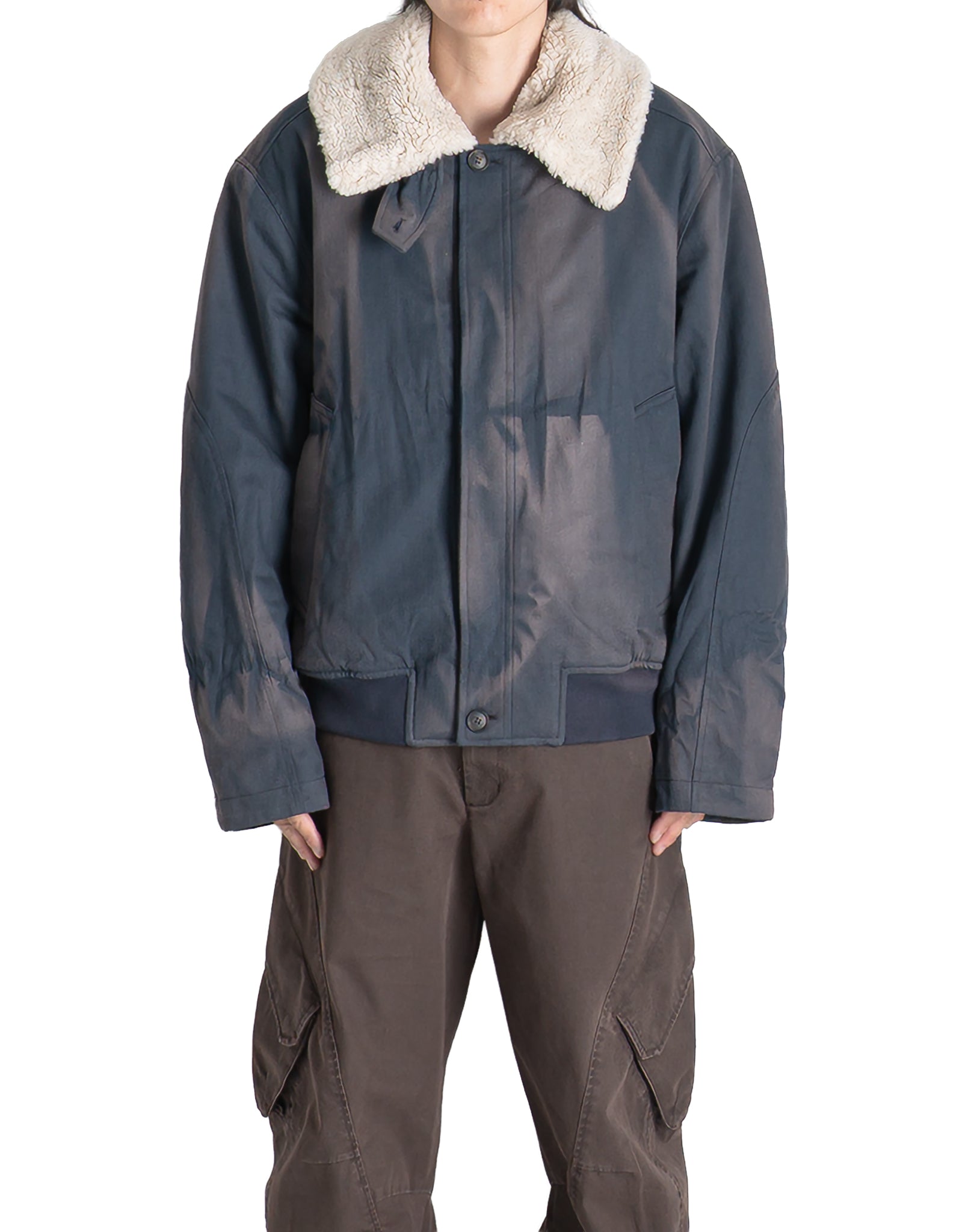 JiyongKim - SUN-BLEACHED WIDE COLLAR JACKET - 082plus
