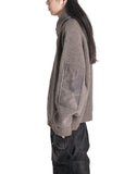 JiyongKim - SUN-BLEACHED WIDE COLLAR KNIT CARDIGAN - 082plus