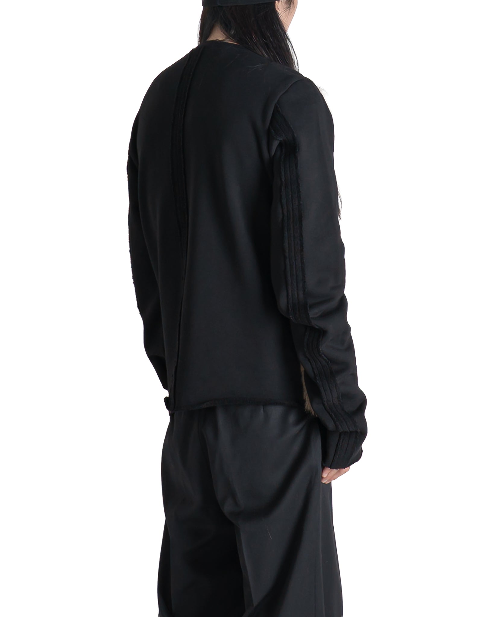 SWEAT PULLOVER WITH FUR