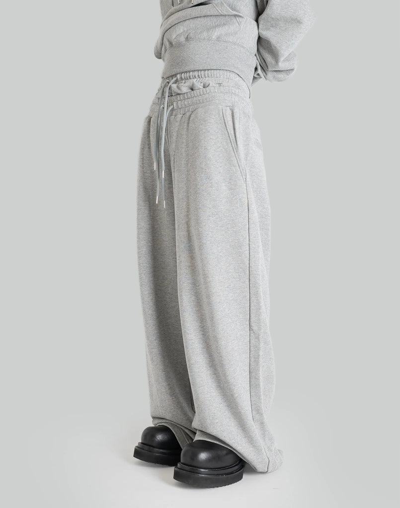 ジョンローレンスサリバン　triple stacked trouser グレー SWEAT-STUCKED-PANTS-Grey-
