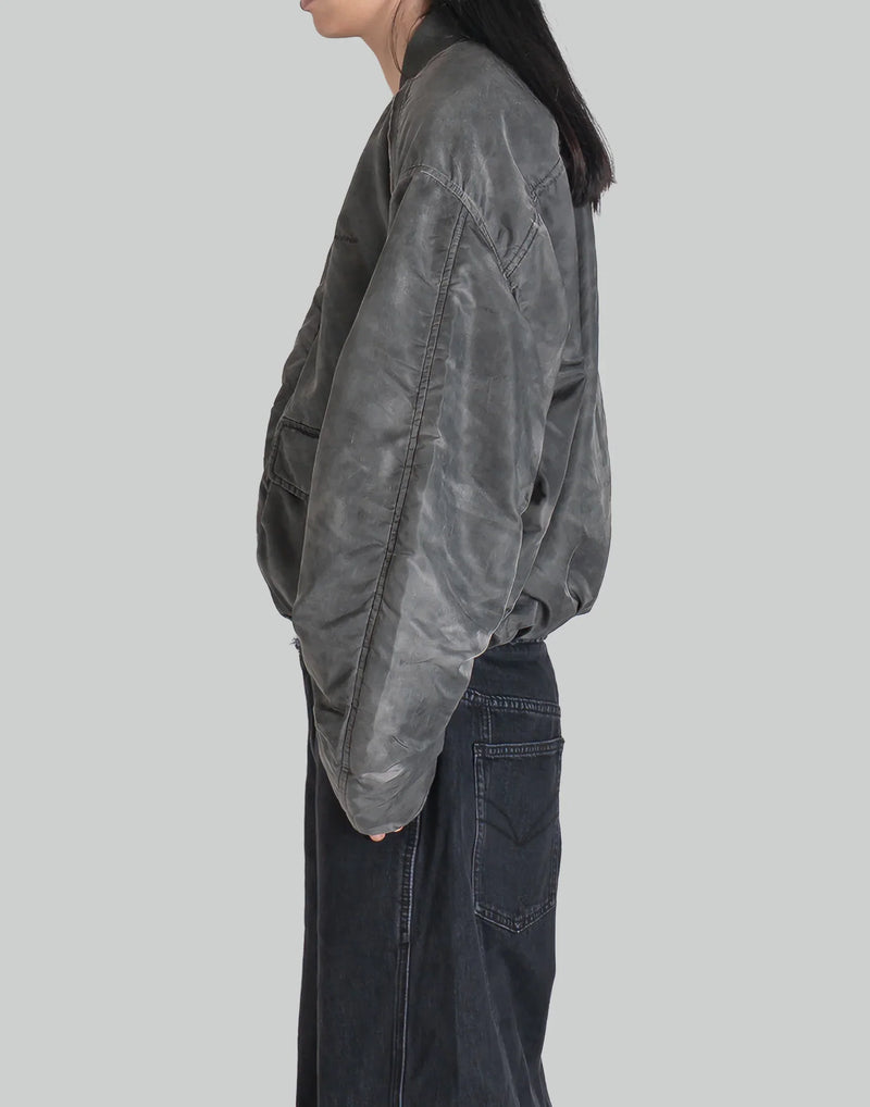 FENG CHEN WANG - Spray Painted Nylon Bomber Jacket - 082plus