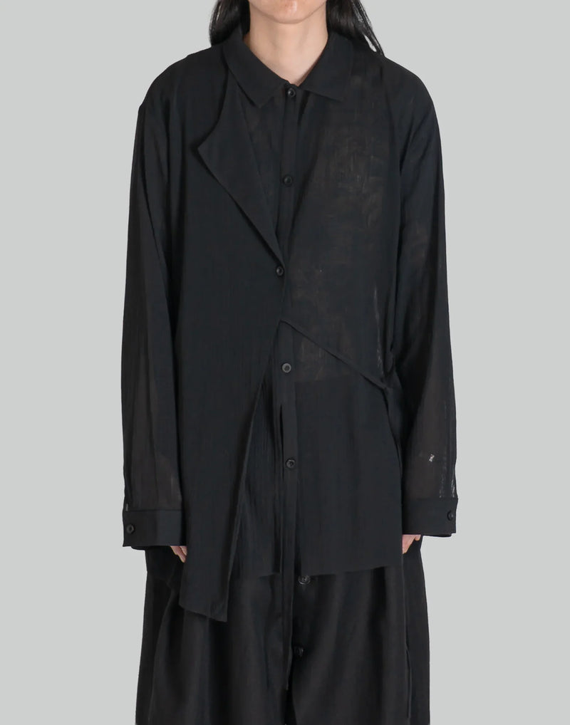 professor.E - Structured Oversized Shirt - 082plus