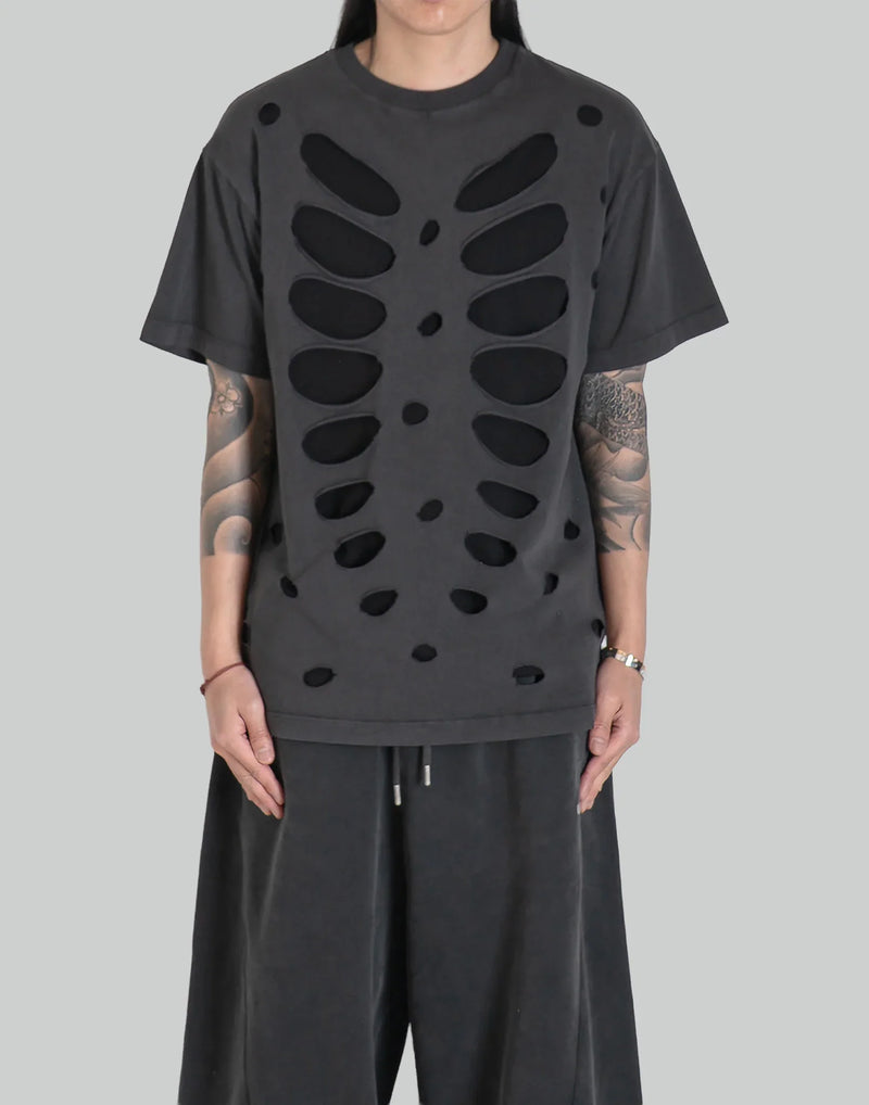 AVAVAV - SEMI-DISTRESSED DOUBLE LAYER T-SHIRT - 082plus