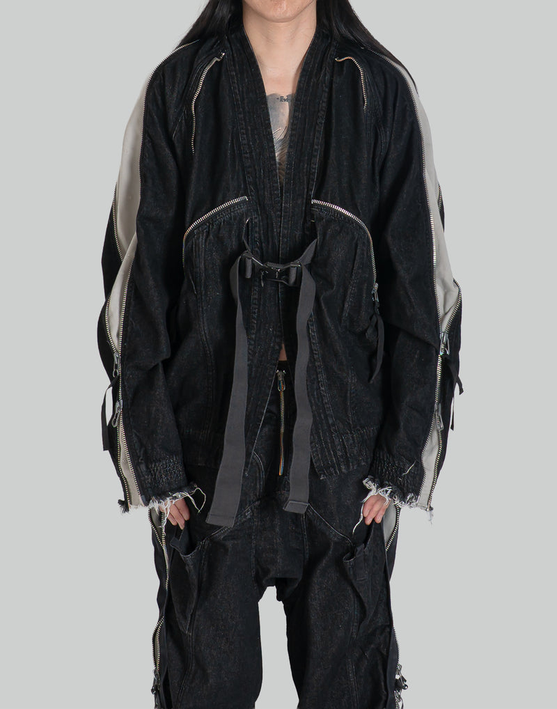 HAMCUS - GOB / Trail-Seeker‘s Washed Denim Haori - 082plus