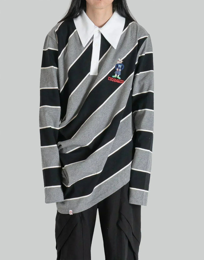 Charles Jeffrey LOVERBOY - TOPSY TURVY RUGBY POLO - 082plus