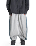 Juun.J - JERSEY DENIM HYBRID TROUSERS - 082plus