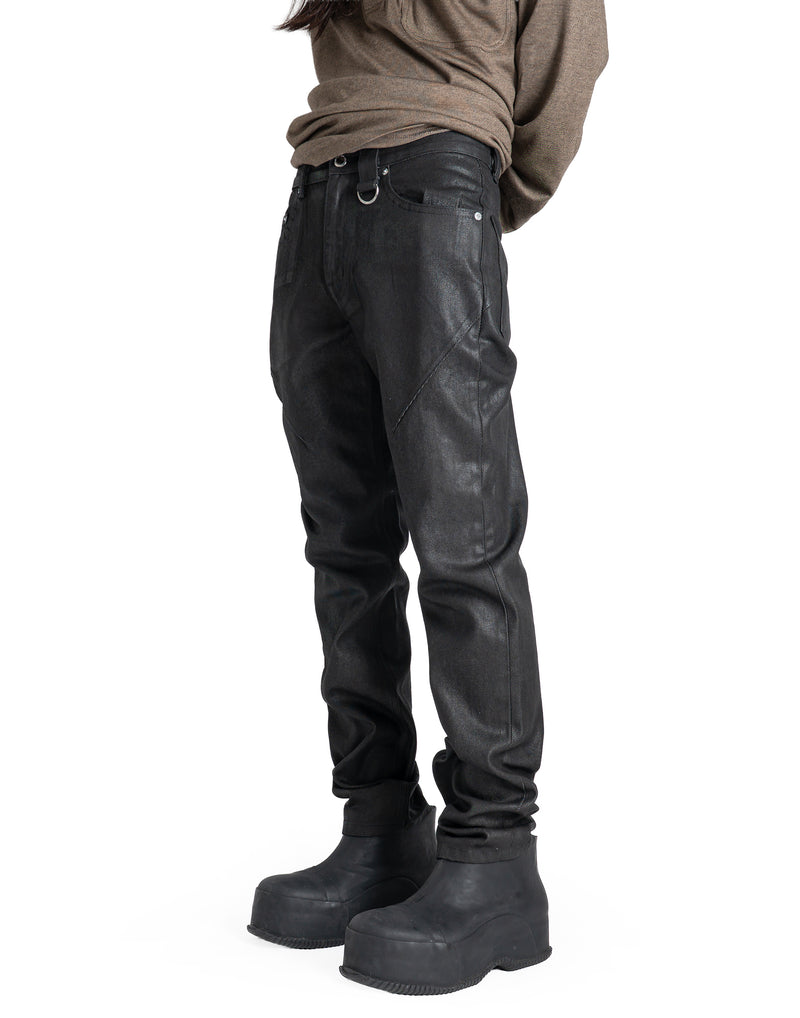 JOHN LAWRENCE SULLIVAN - WASHED DENIM SKINNY PANTS - 082plus