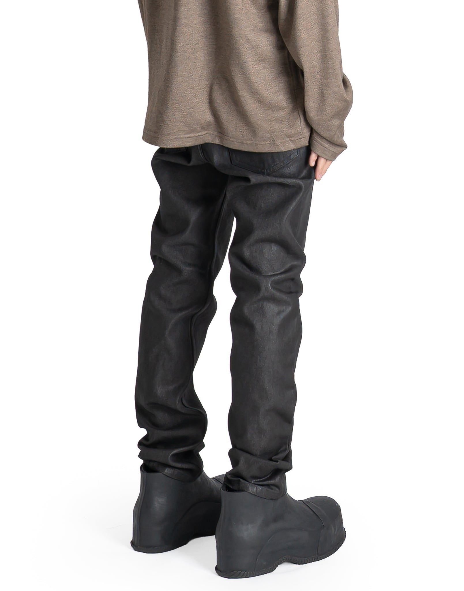 JOHN LAWRENCE SULLIVAN - WASHED DENIM SKINNY PANTS - 082plus