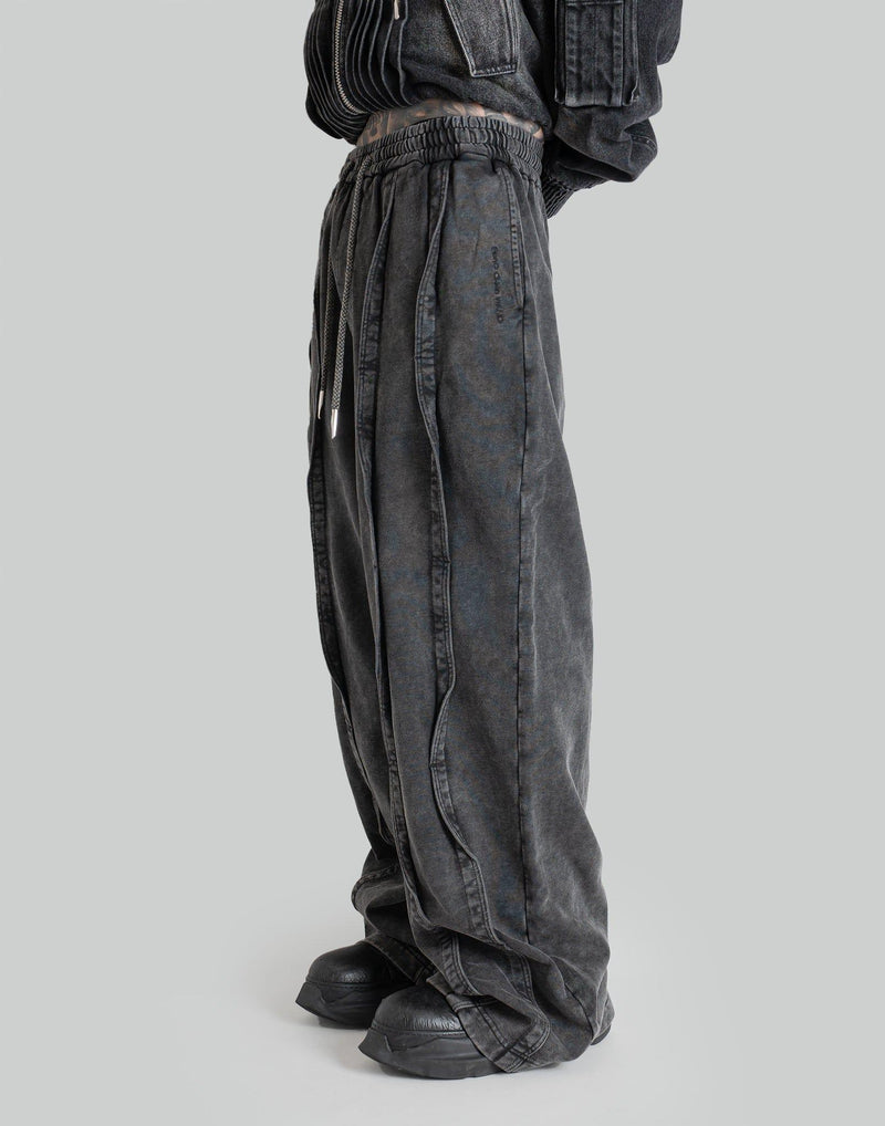 【関税込み】Feng Chen Wang カーゴパンツ Feng Chen Wang TILTED WAISTBAND CARGO PANTS (GREY)の商品