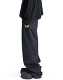 JOHN LAWRENCE SULLIVAN - WOOL GABARDINE WIDE TROUSERS - 082plus
