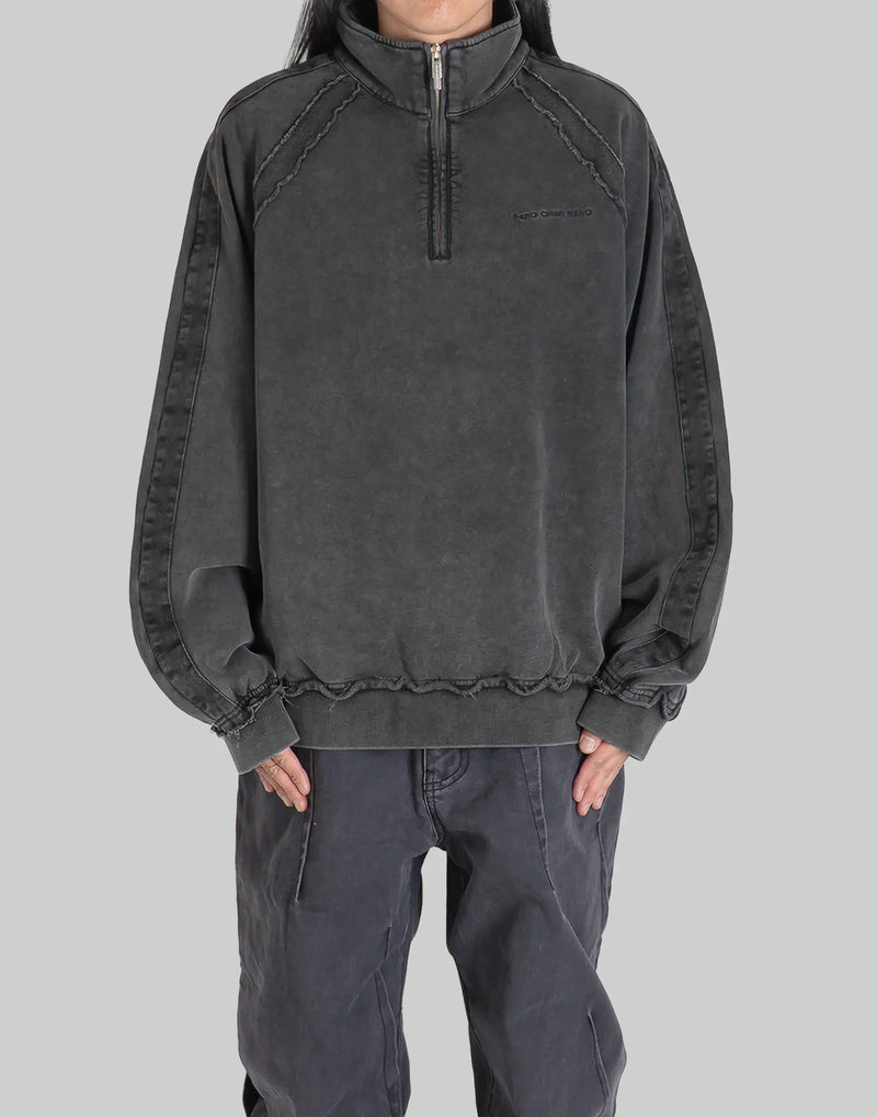 FENG CHEN WANG - Washed Stand Collar Top - 082plus