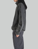 Washed Stand Collar Top - 082plus
