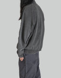 Washed Stand Collar Top - 082plus