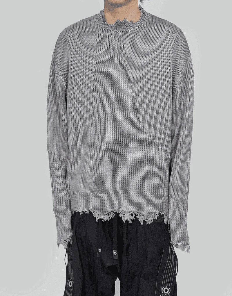 C2H4 - ARC SCULPTURE KNIT SWEATER - 082plus