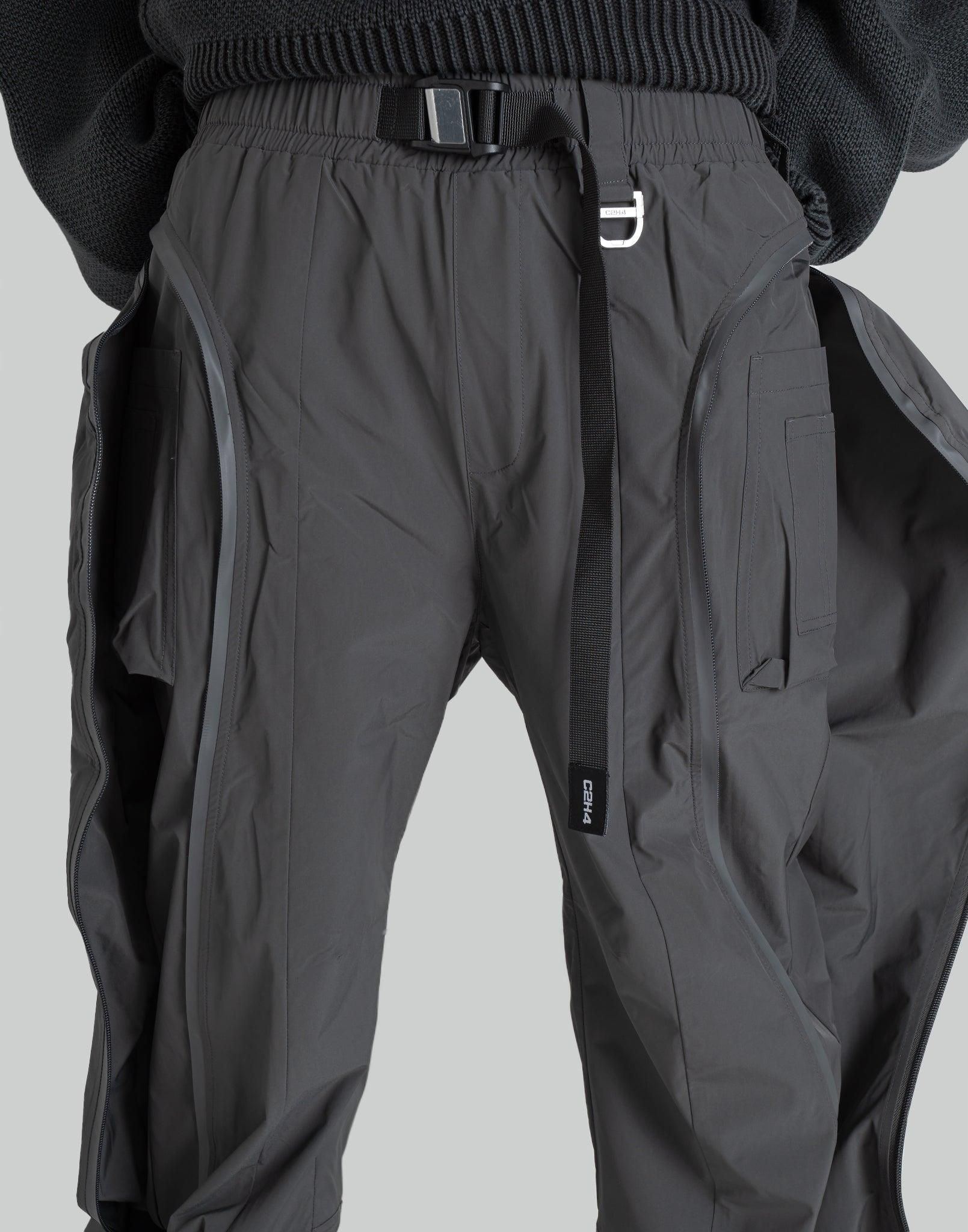 C2H4 Stereoscopic Zippered Ski Pants - 082plus