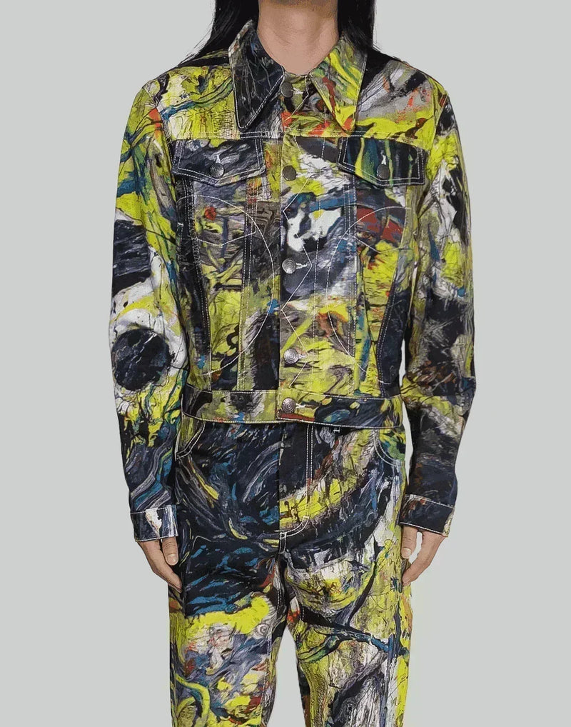 Charles Jeffrey LOVERBOY - ART DENIM JACKET - 082plus