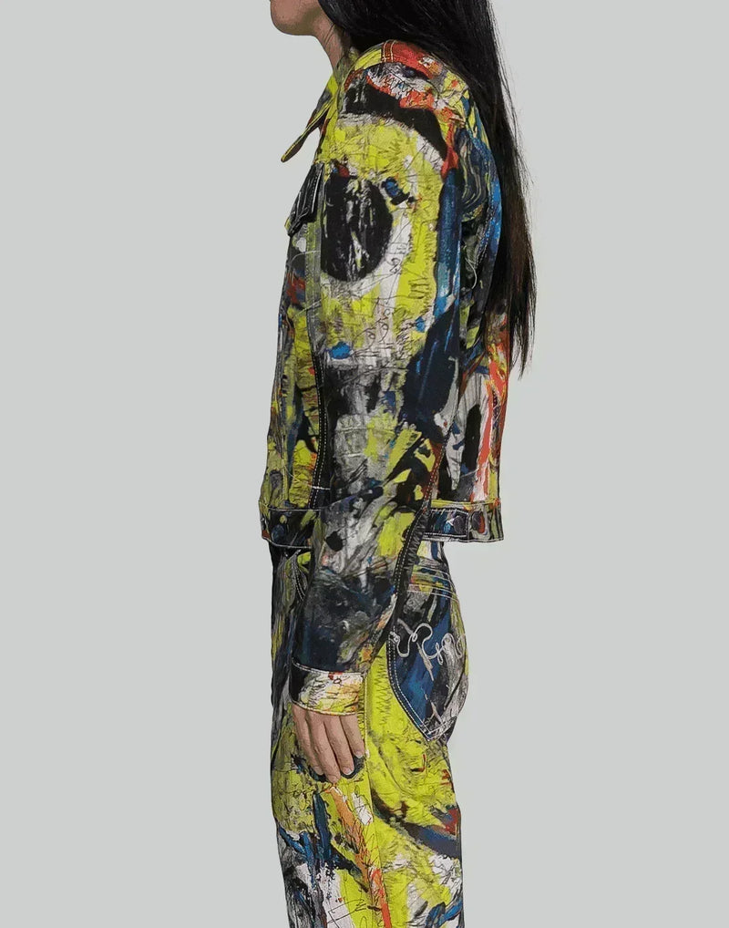 Charles Jeffrey LOVERBOY - ART DENIM JACKET - 082plus