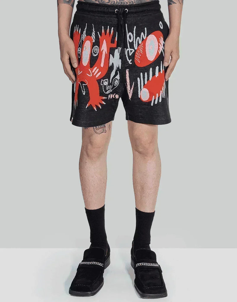 Charles Jeffrey LOVERBOY - JACQUARD SHORTS - 082plus