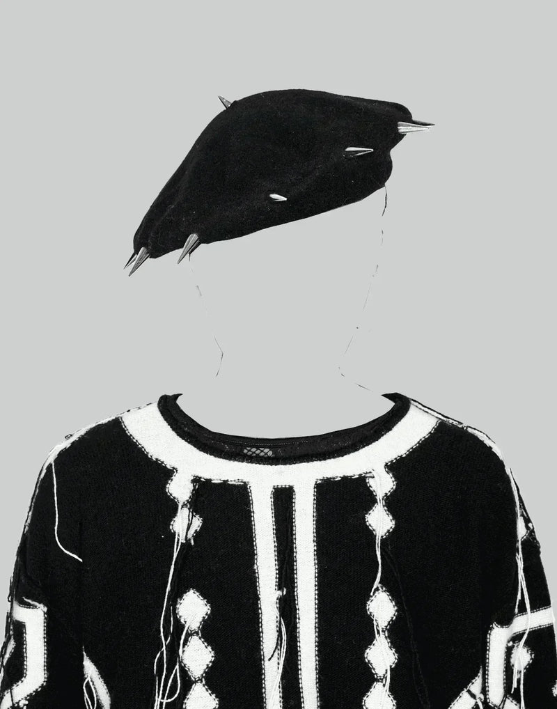 Charles Jeffrey LOVERBOY - STUDDED BERET - 082plus