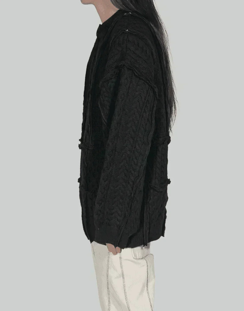 DISCOVERED - Fisherman Patchwork Knit - 082plus