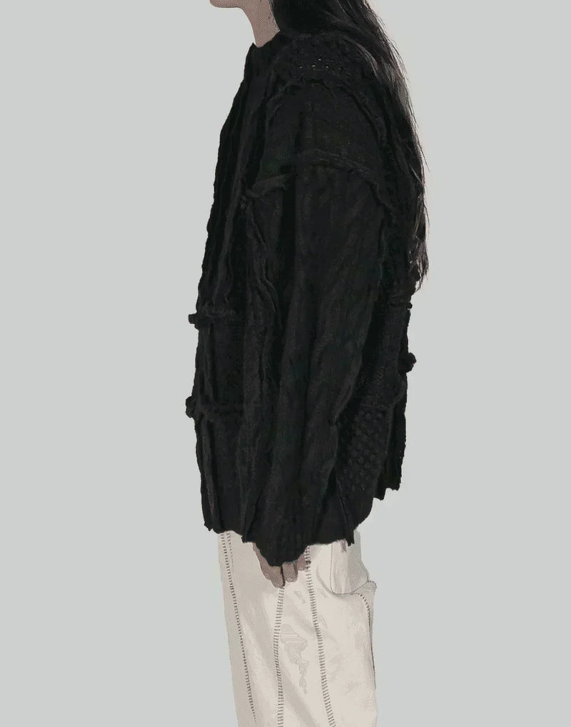 DISCOVERED - Fisherman Patchwork Knit - 082plus